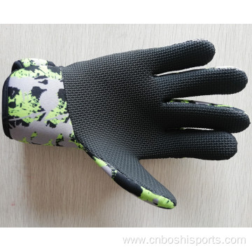 Hot sale mens lined neoprene motorcycle gloves